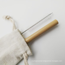 Biodegradable Straws Bamoo Materials with Cotton Bag